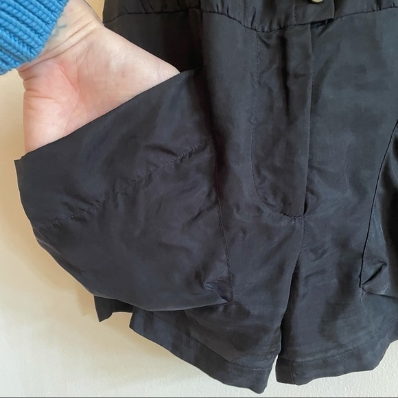 LAILA AZHAR Black Satin Romper - Picture 5 of 11